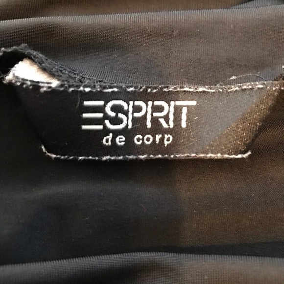 Esprit De Corp Woman's Cowl Neck Sleeveless Black Stretchy Rhinestone Blouse - Picture 5 of 5